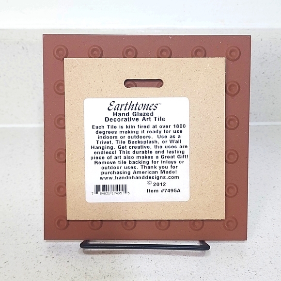 Tile, Hand glazed Made In USA.  Albuquerque New in box - Picture 2 of 9